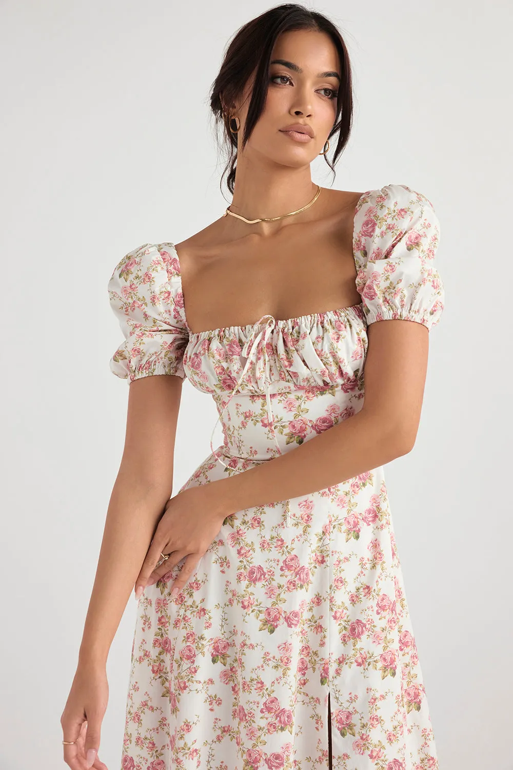 Lilibet | Floral Midi Sundress