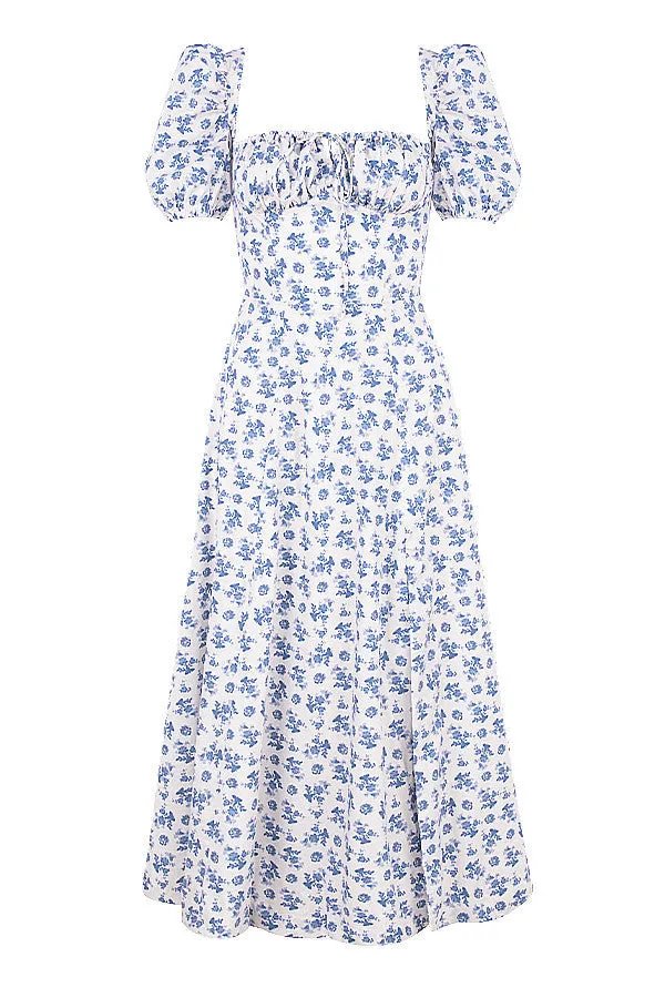 Lilibet | Floral Midi Sundress