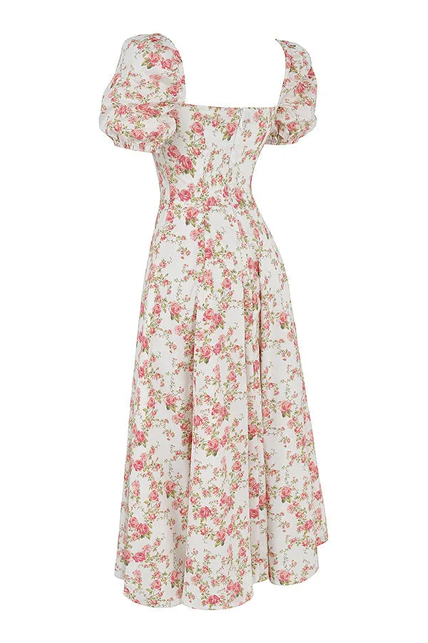 Lilibet | Floral Midi Sundress