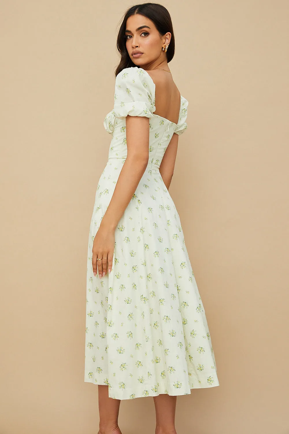 Lilibet | Floral Midi Sundress