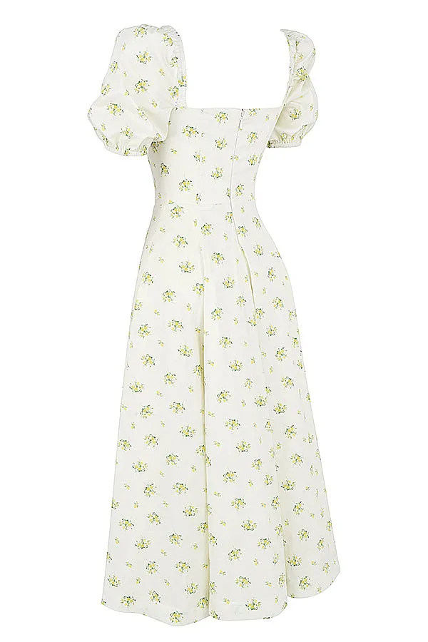 Lilibet | Floral Midi Sundress