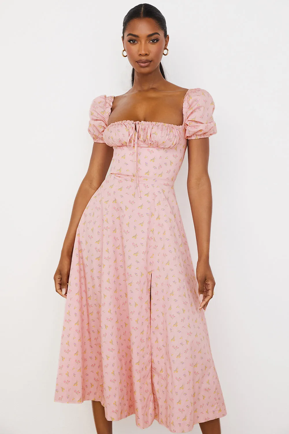 Lilibet | Floral Midi Sundress
