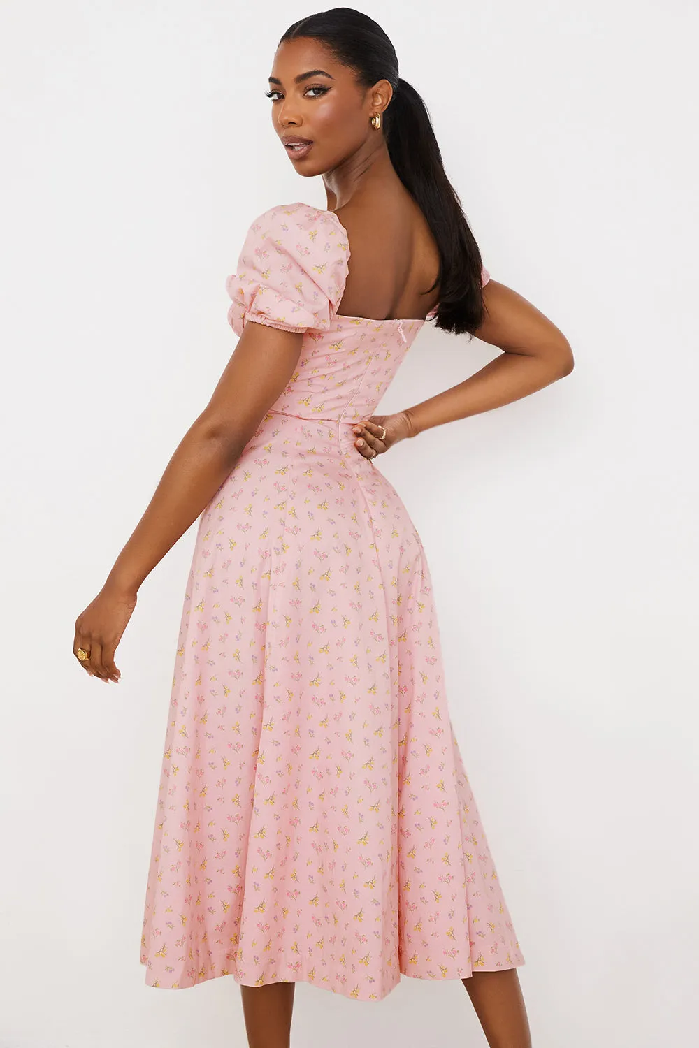 Lilibet | Floral Midi Sundress