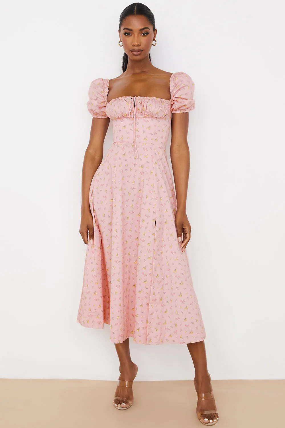 Lilibet | Floral Midi Sundress