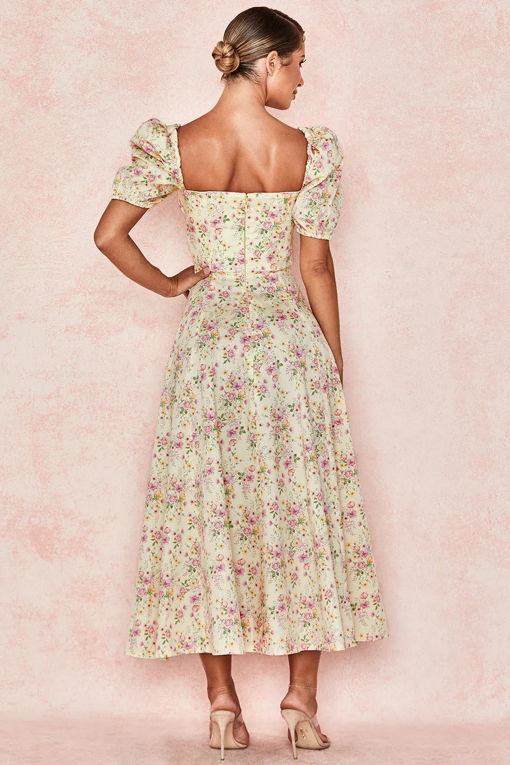 Lilibet | Floral Midi Sundress