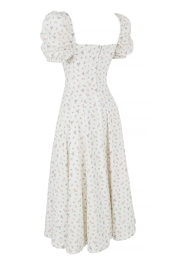 Lilibet | Floral Midi Sundress