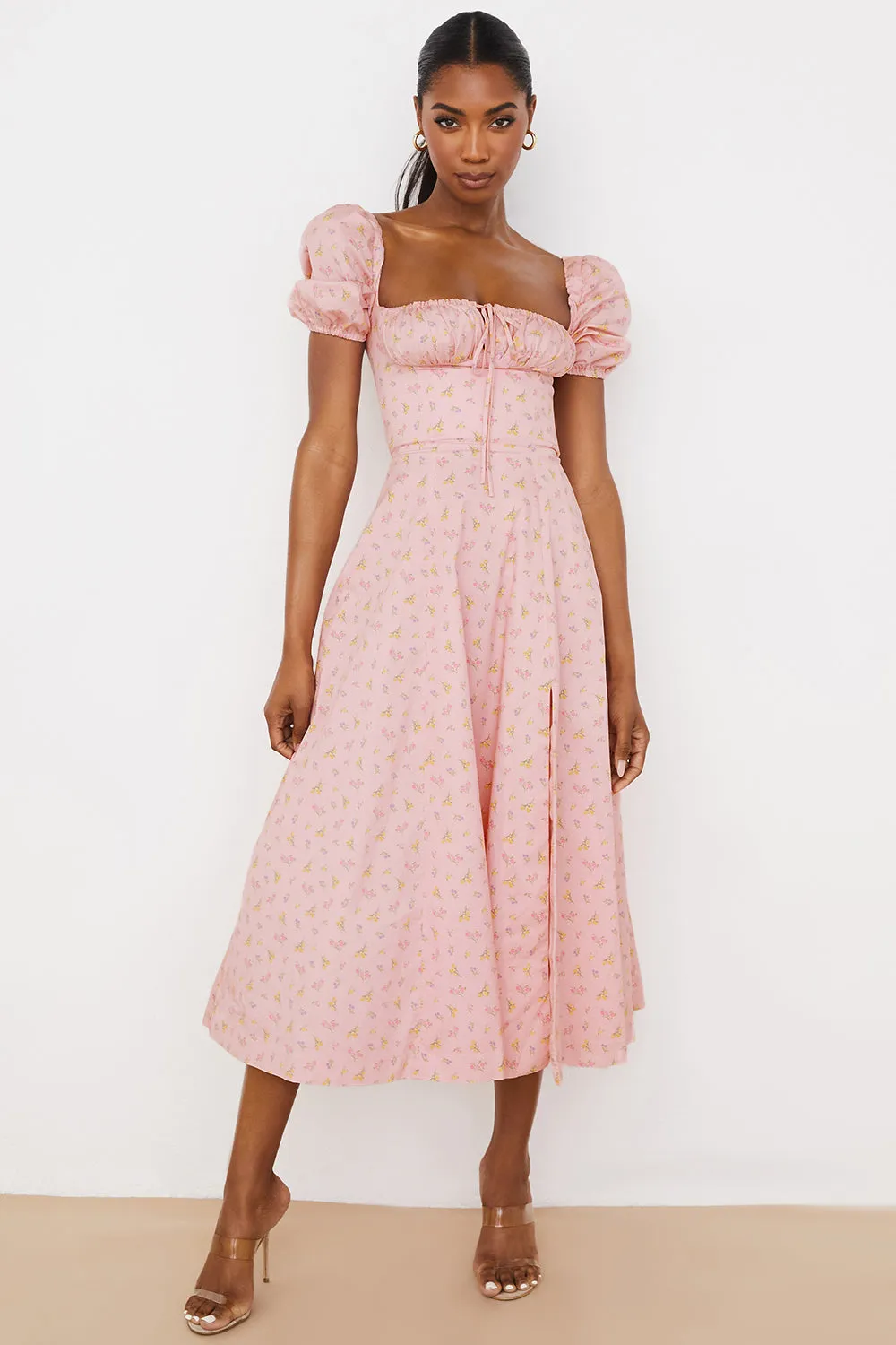 Lilibet | Floral Midi Sundress
