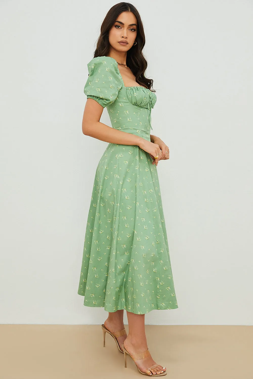 Lilibet | Floral Midi Sundress