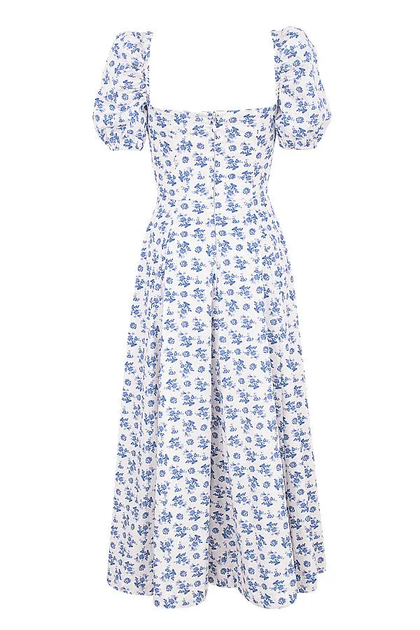 Lilibet | Floral Midi Sundress
