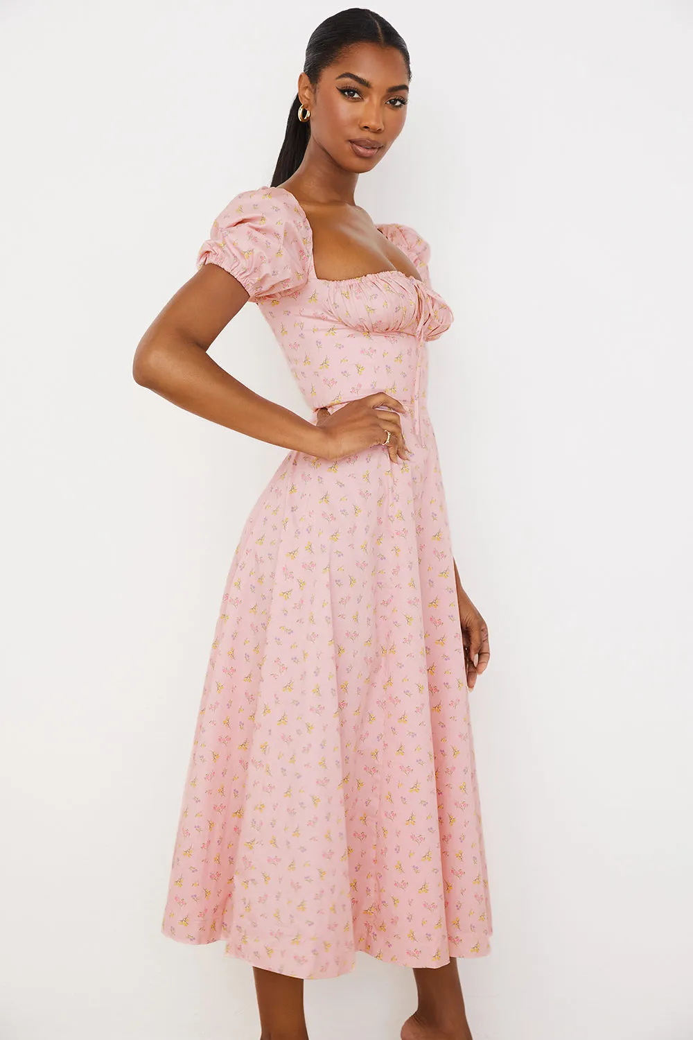 Lilibet | Floral Midi Sundress