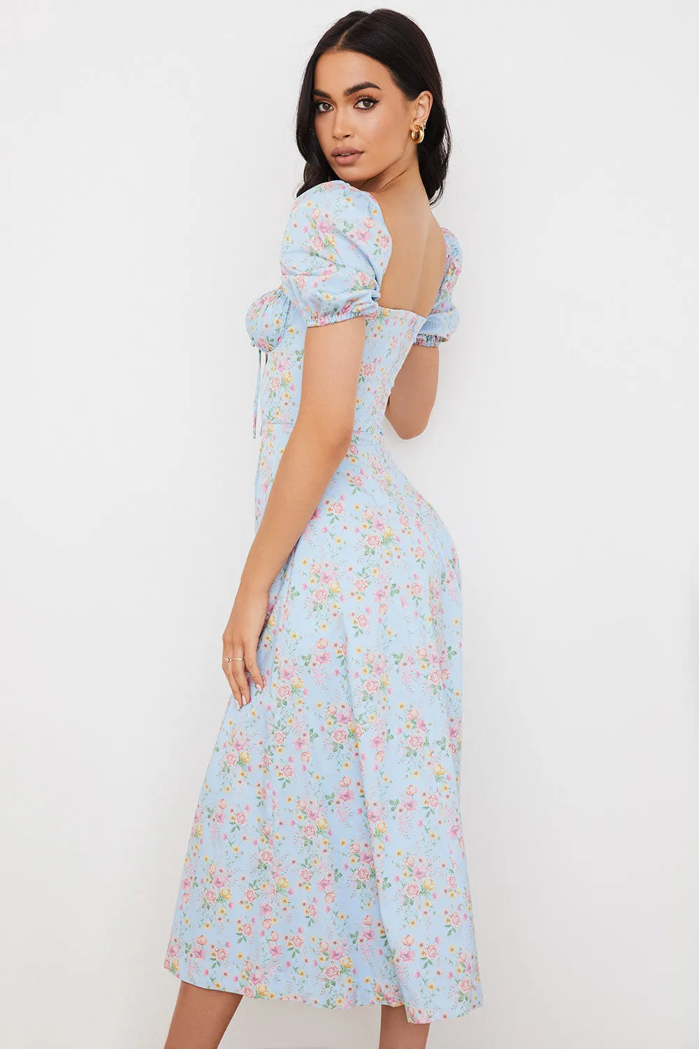 Lilibet | Floral Midi Sundress