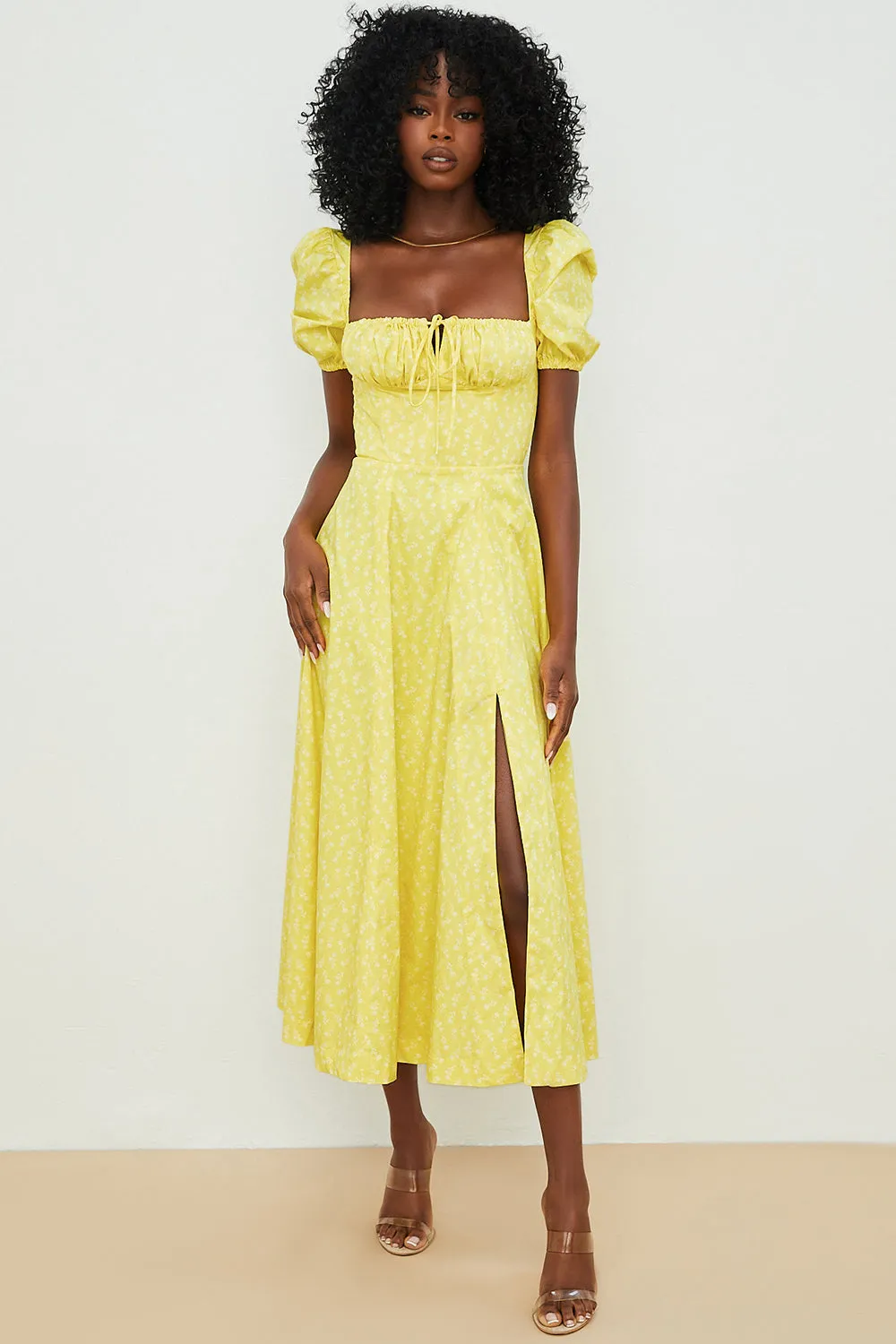 Lilibet | Floral Midi Sundress