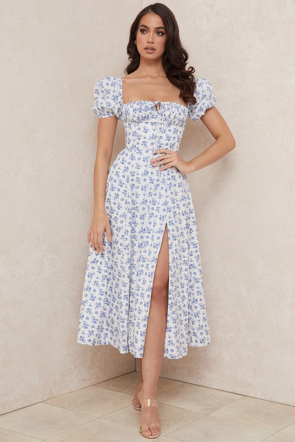 Lilibet | Floral Midi Sundress