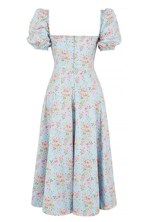 Lilibet | Floral Midi Sundress