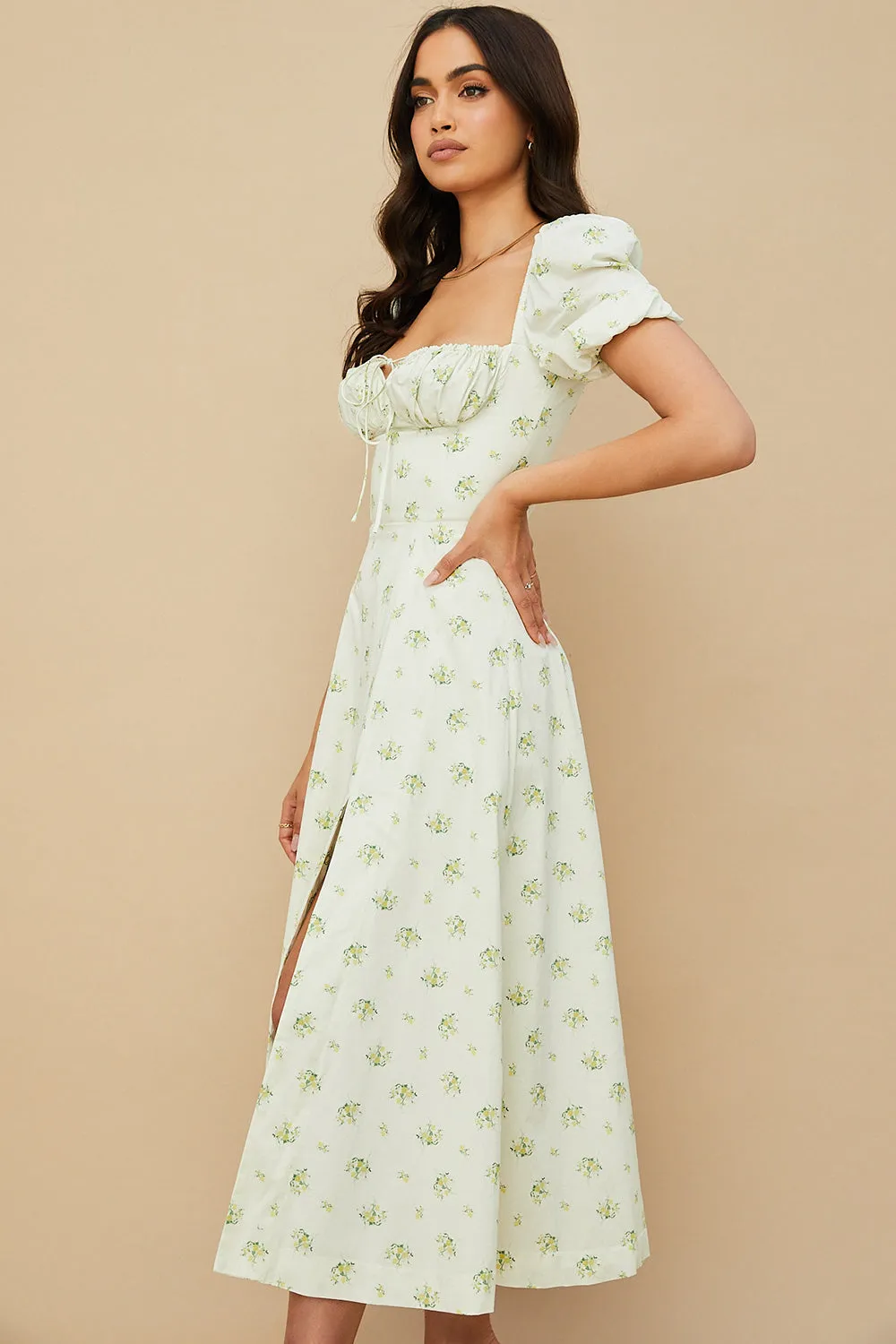 Lilibet | Floral Midi Sundress