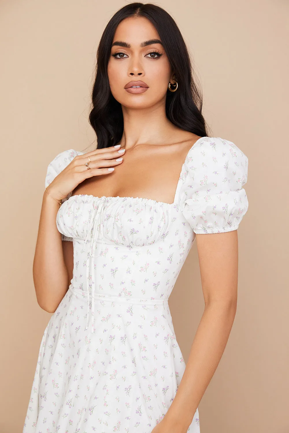 Lilibet | Floral Midi Sundress
