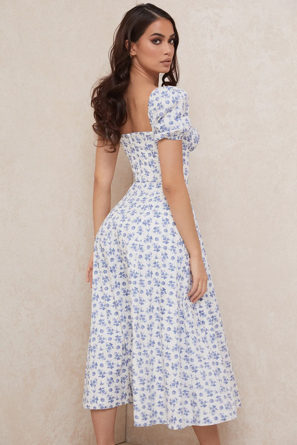 Lilibet | Floral Midi Sundress