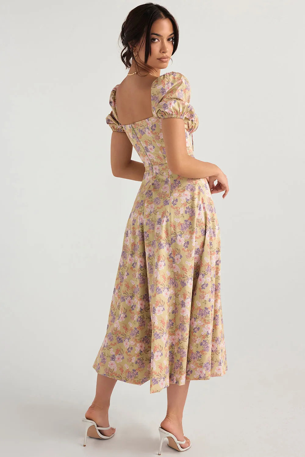 Lilibet | Floral Midi Sundress