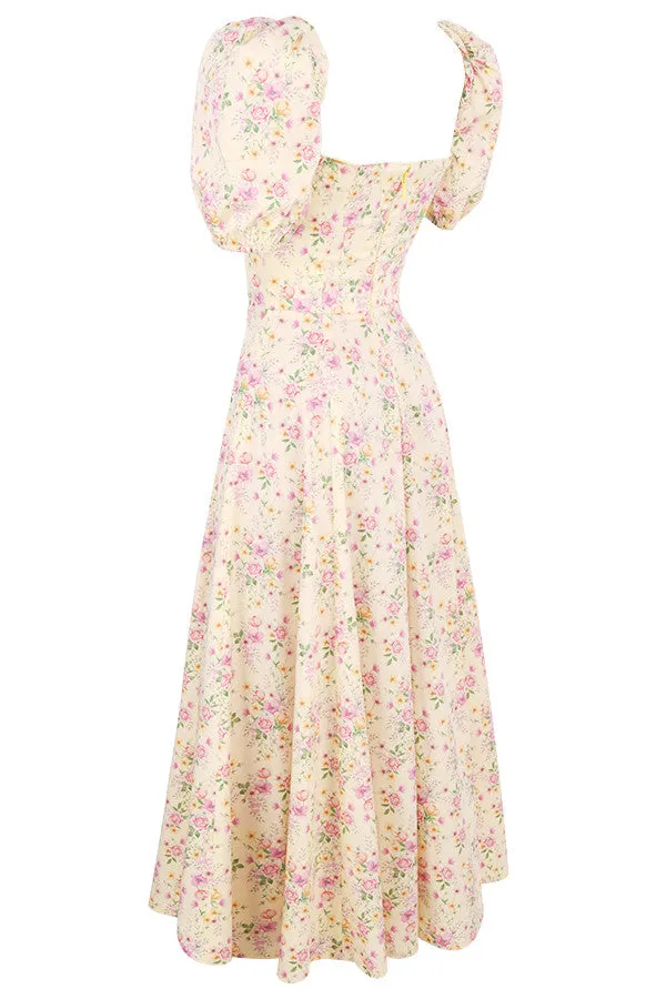 Lilibet | Floral Midi Sundress
