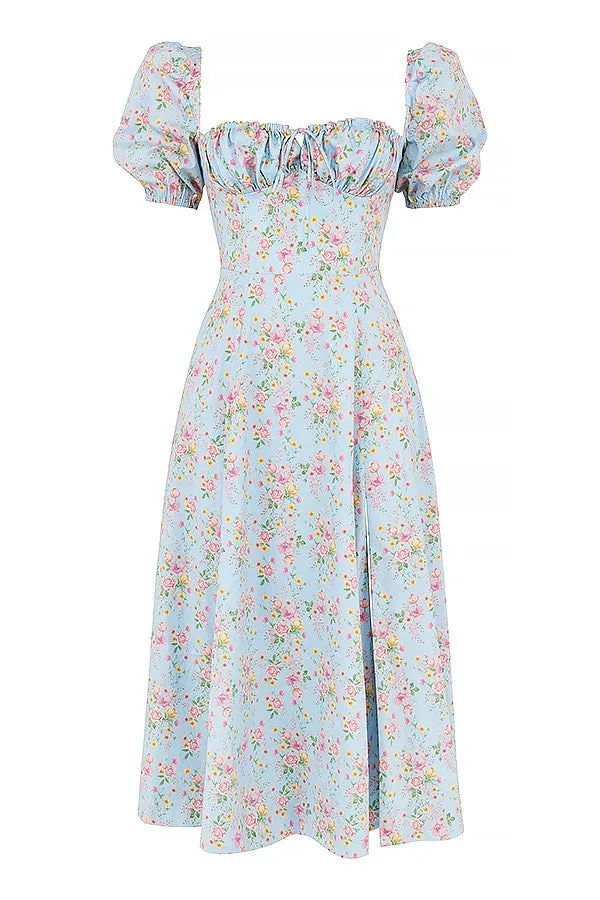 Lilibet | Floral Midi Sundress