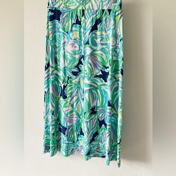 Lilly Pulitzer Shia midi skirt in uptown trunk print size small