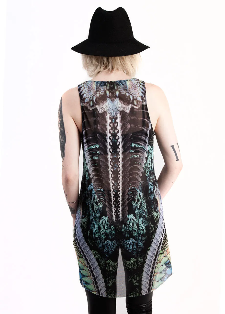 Lip Service Evolutionary Transcendence Tunic Mesh Tunic Tank