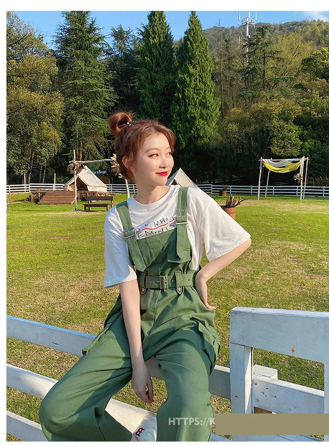Loose Sashes Trendy Slim Jumpsuits