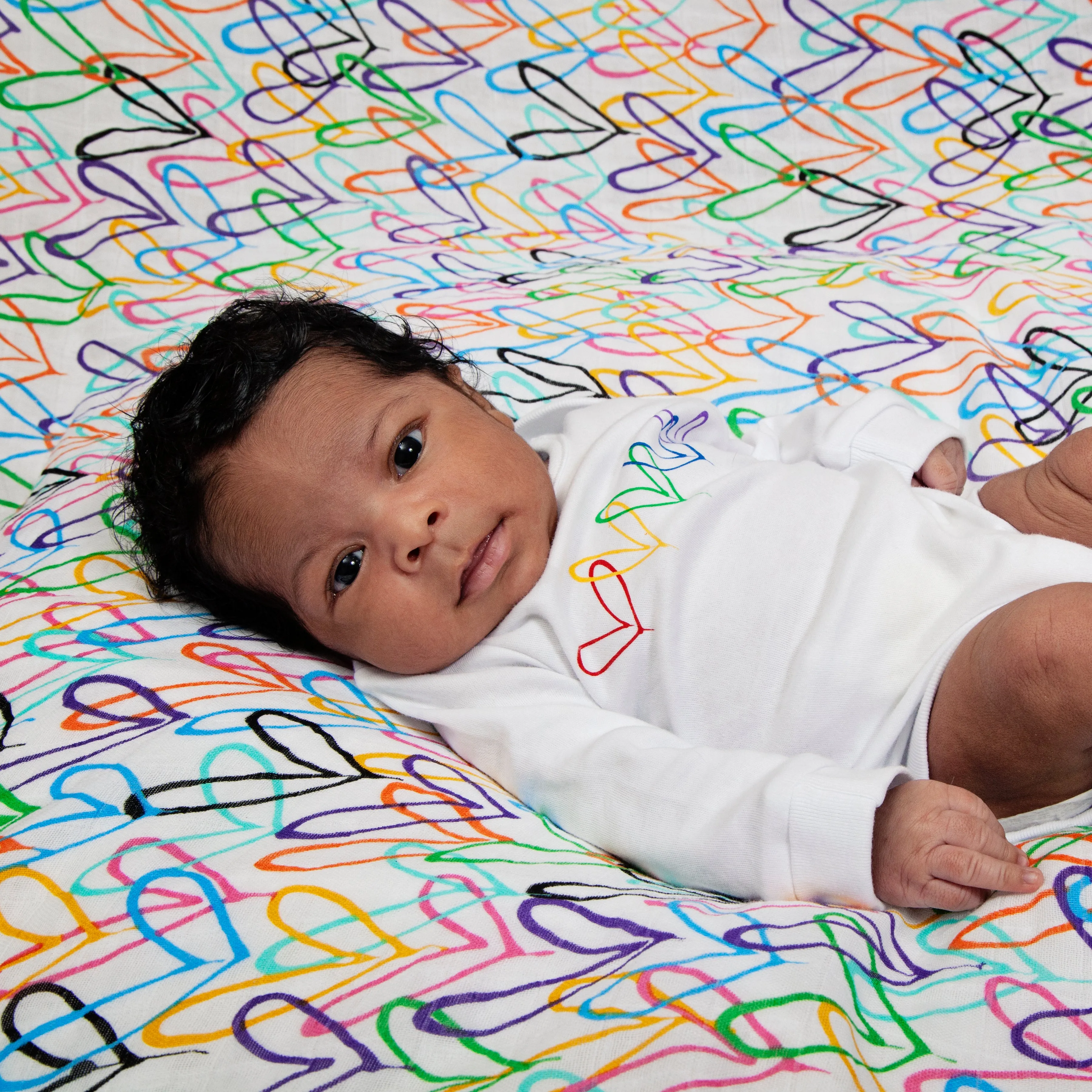 #Lovewall organic bodysuit - James Goldcrown x From Babies with Love