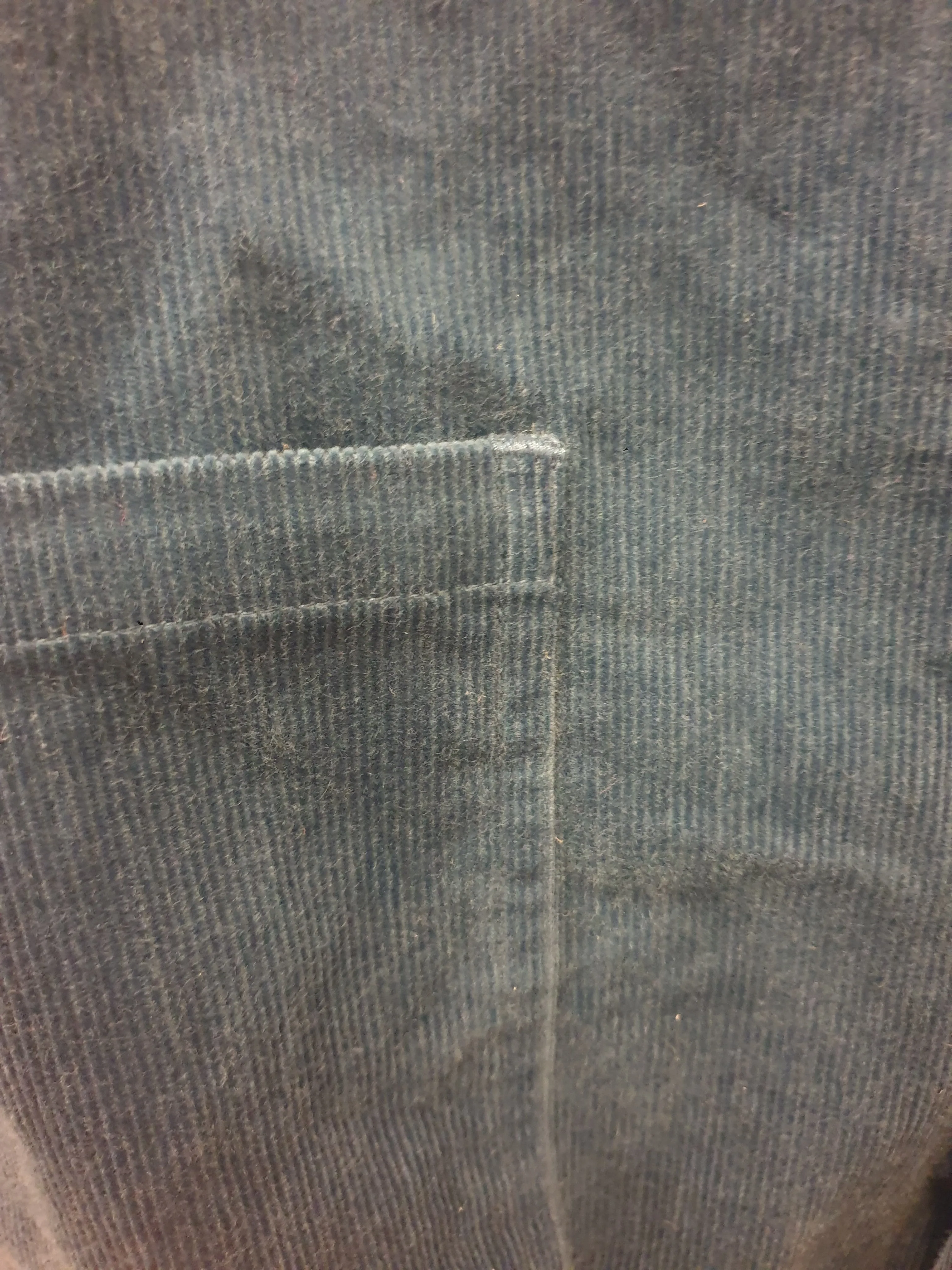 Lucy & Yak sea blue corduroy dungarees / jumpsuit size UK20