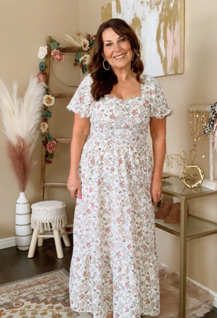 Macie Floral Midi Dress