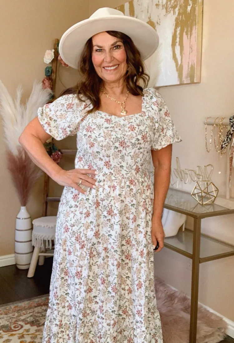 Macie Floral Midi Dress