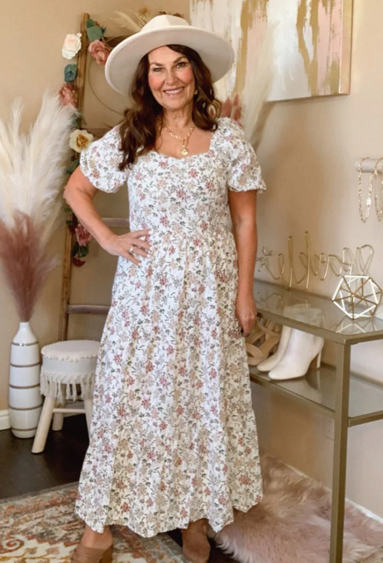 Macie Floral Midi Dress