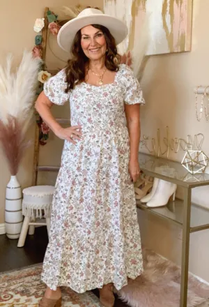Macie Floral Midi Dress