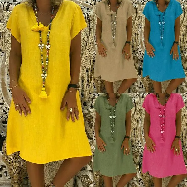 Magnolia | V-neck Midi Dress