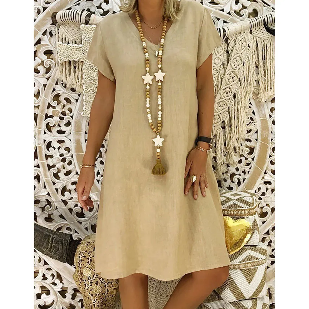 Magnolia | V-neck Midi Dress