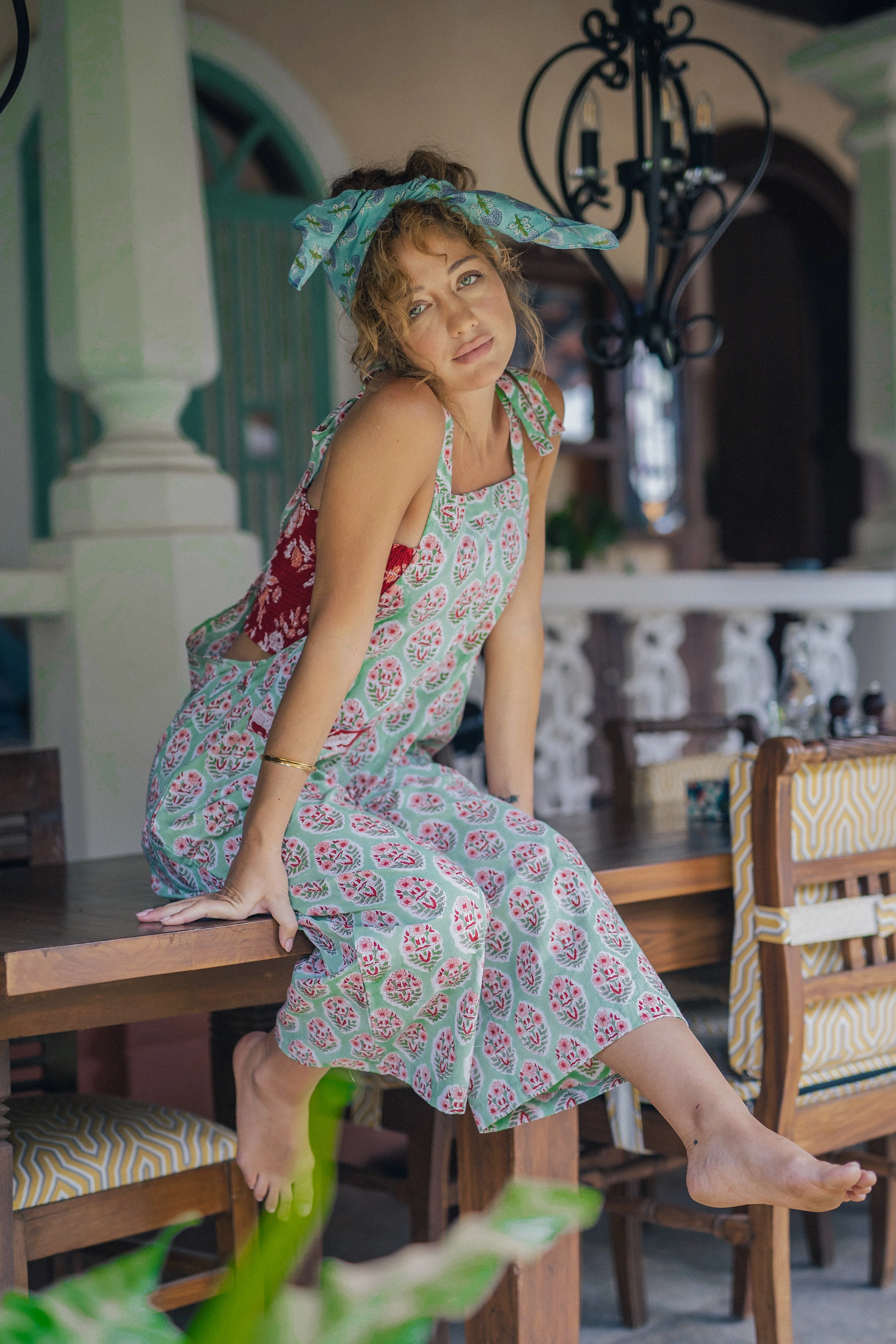 Mapusa Jumpsuit in Tulip Meadow