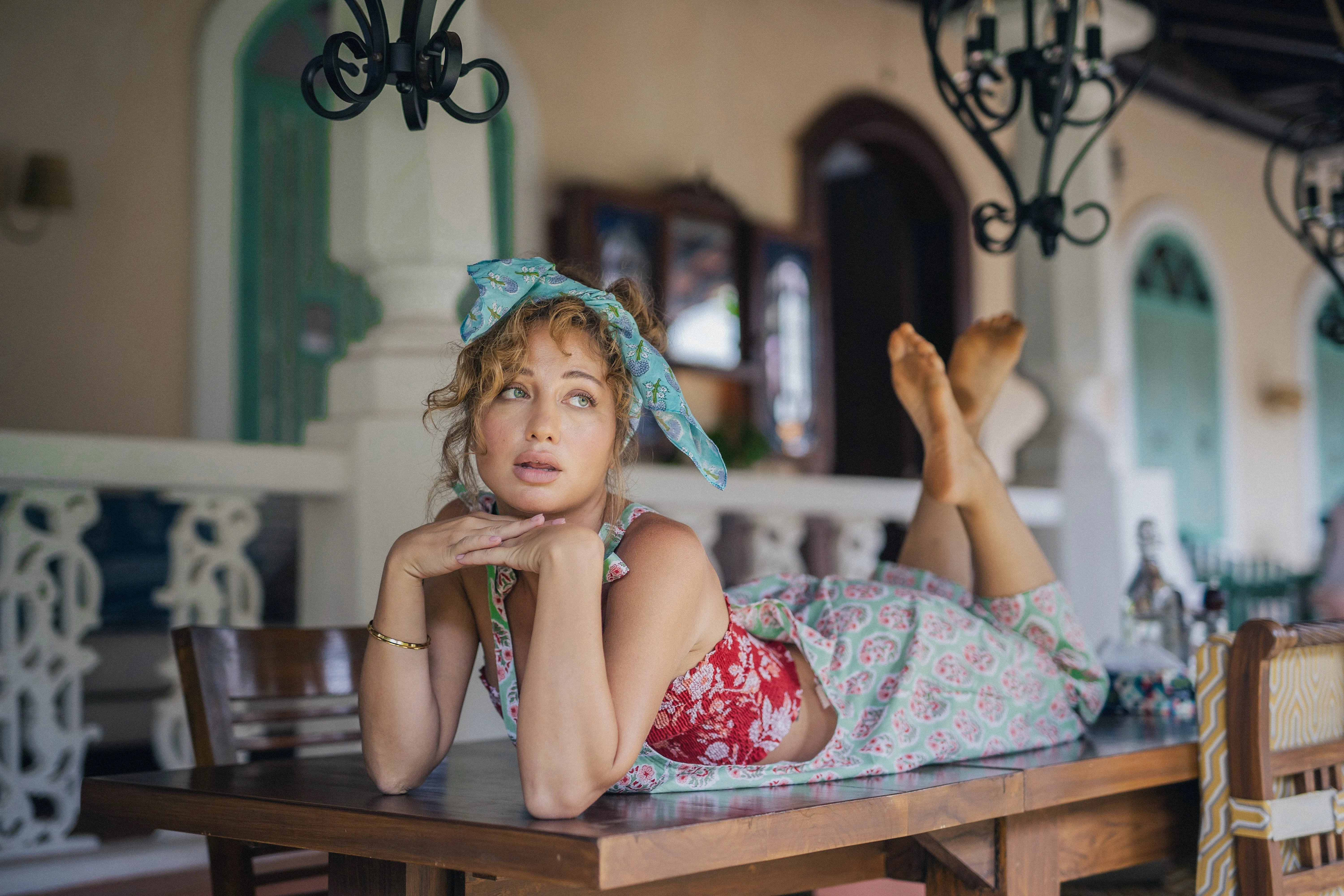Mapusa Jumpsuit in Tulip Meadow