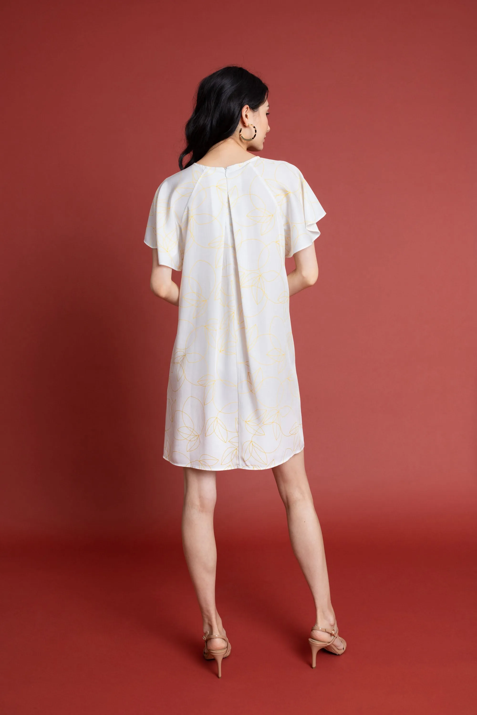 Mara Dress in Limone