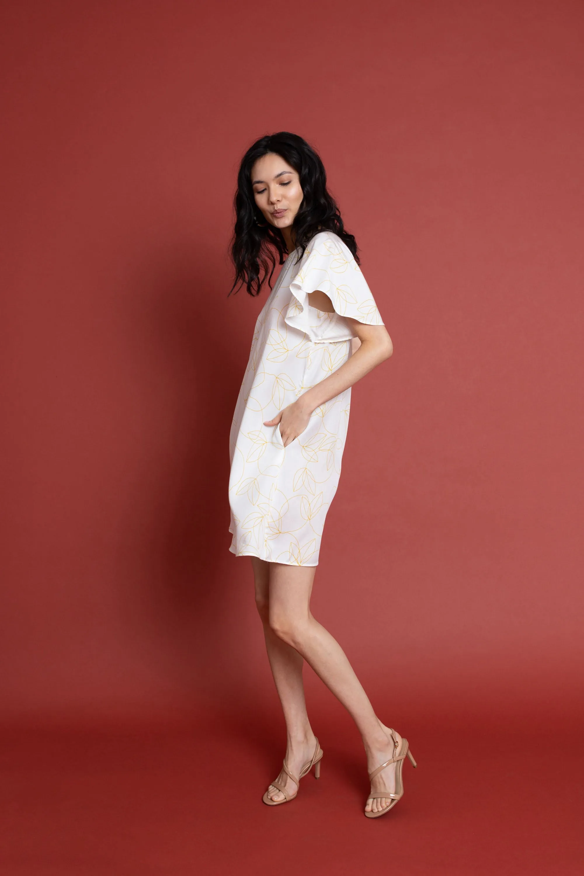 Mara Dress in Limone