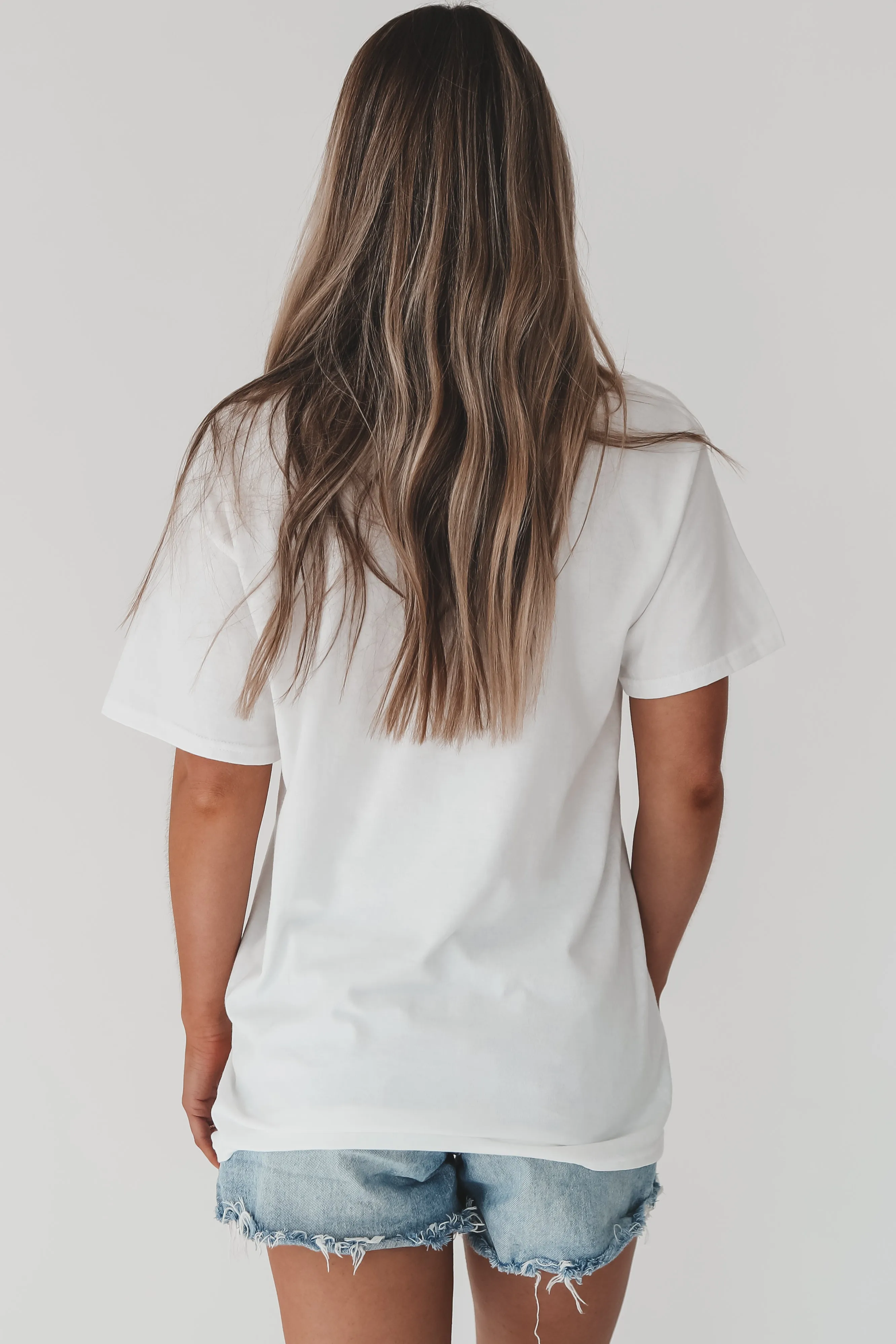 Martinis And Bikinis Oversized Graphic Tee