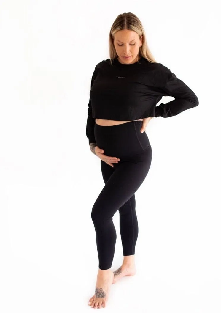 Maternity Leggings Black