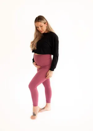 Maternity Leggings Pink Dragon