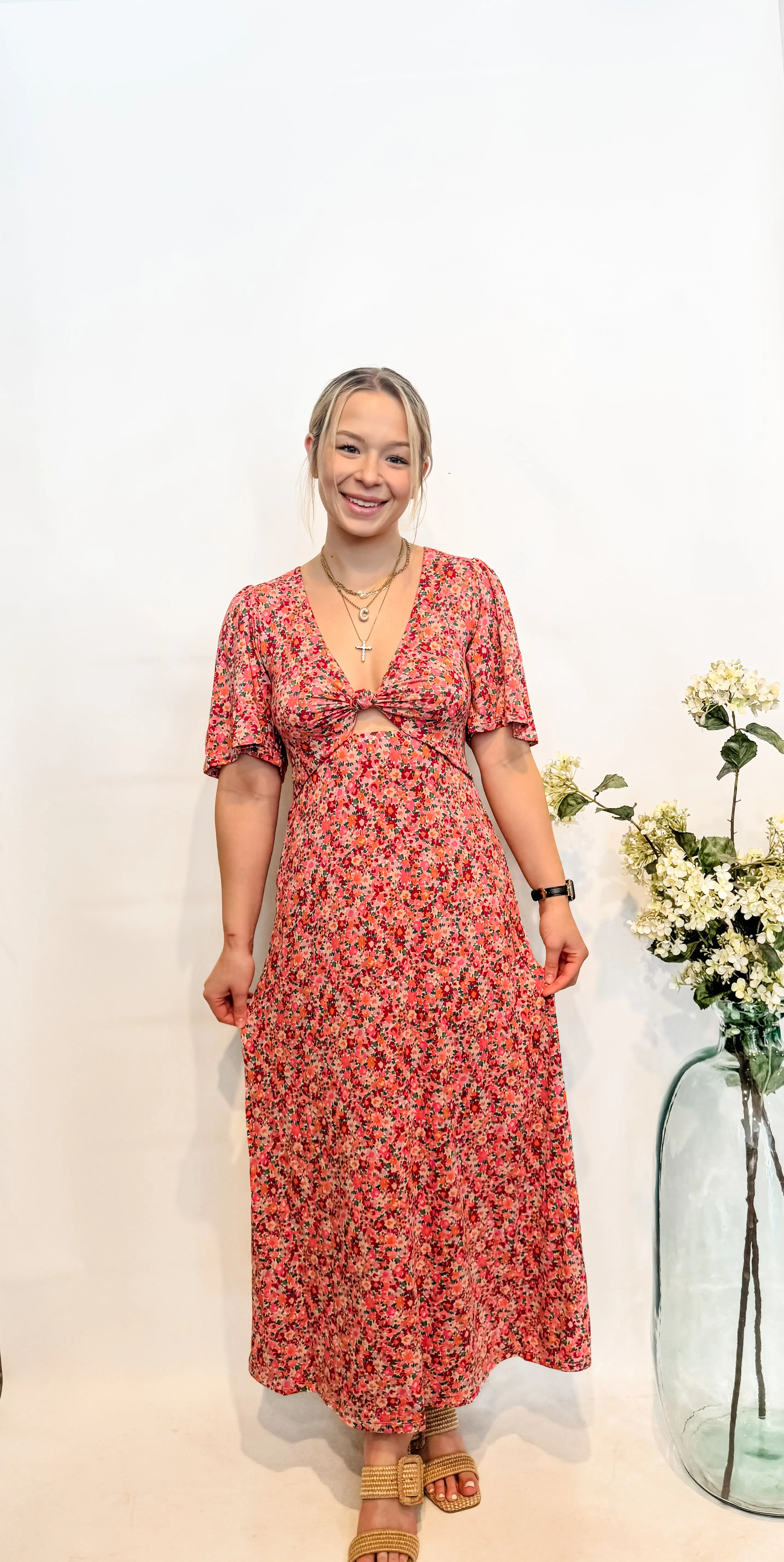 Mavis Dulce Floral Midi Dress