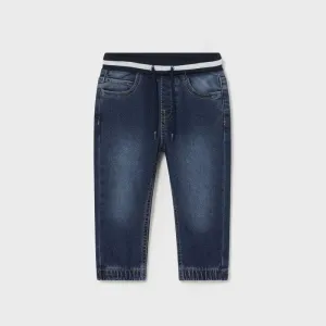 Mayoral Soft Denim Joggers - Dark