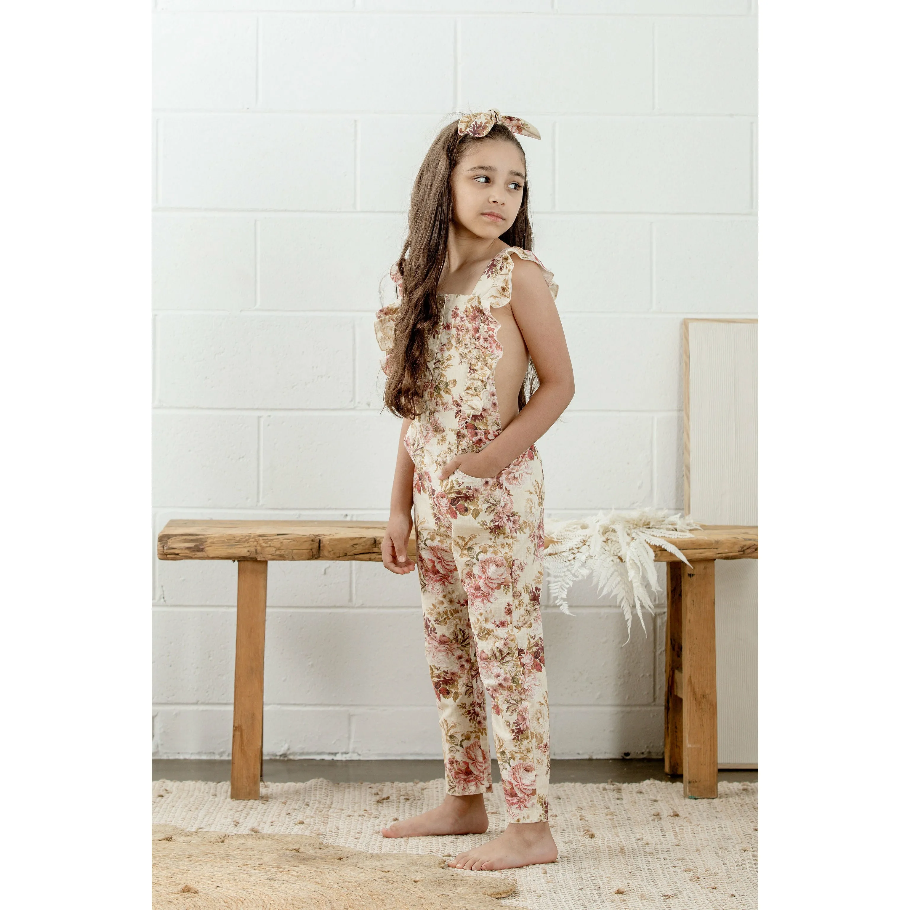 Meadow Ruffle Dungarees