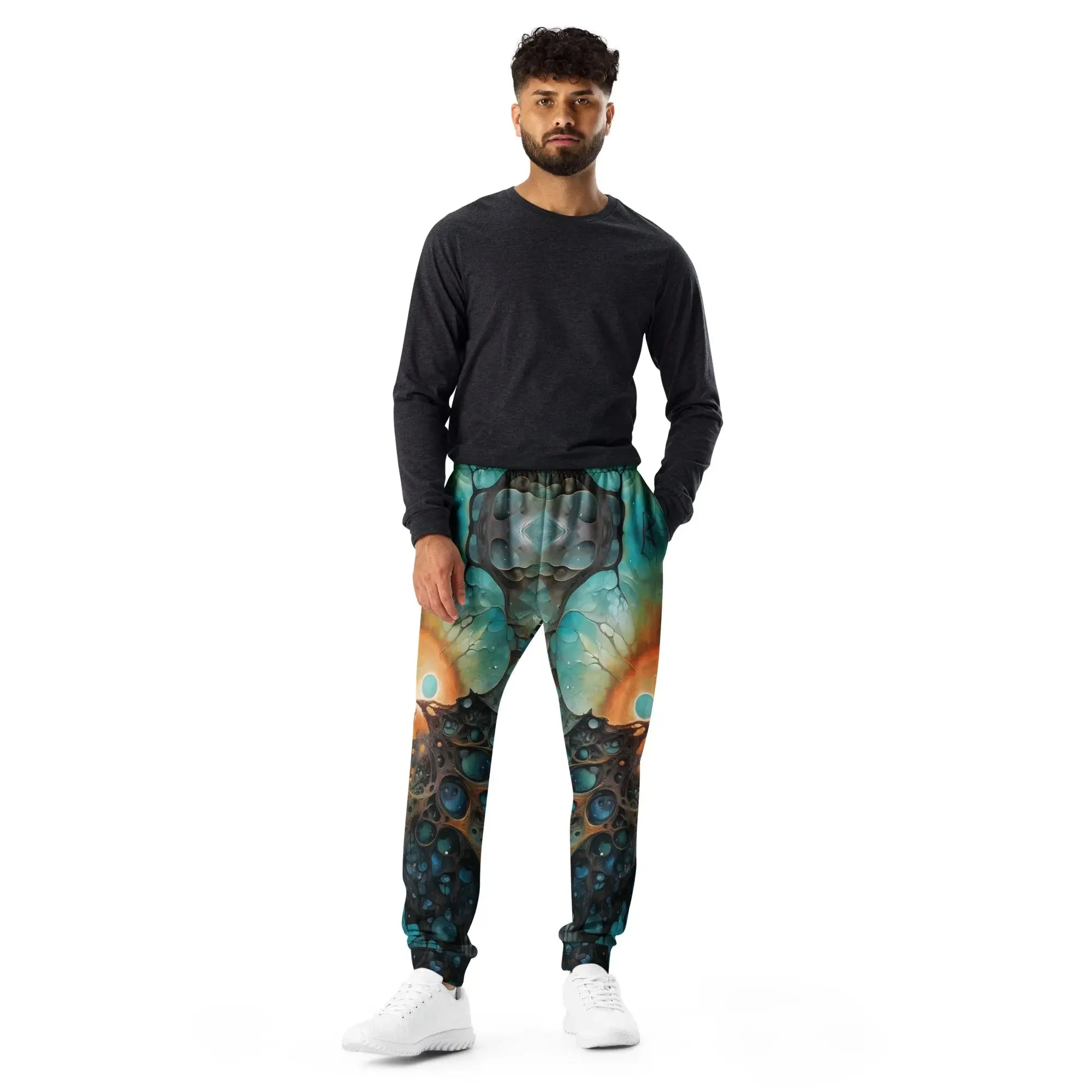 Men's Comfortable Joggers - Chthonic Echoes