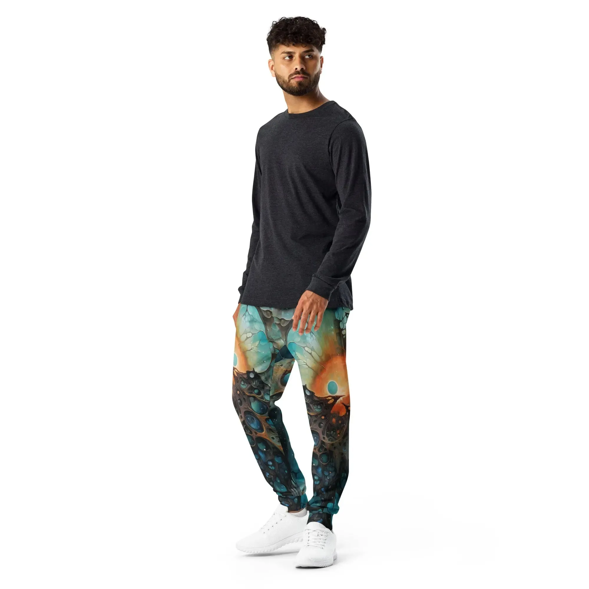 Men's Comfortable Joggers - Chthonic Echoes