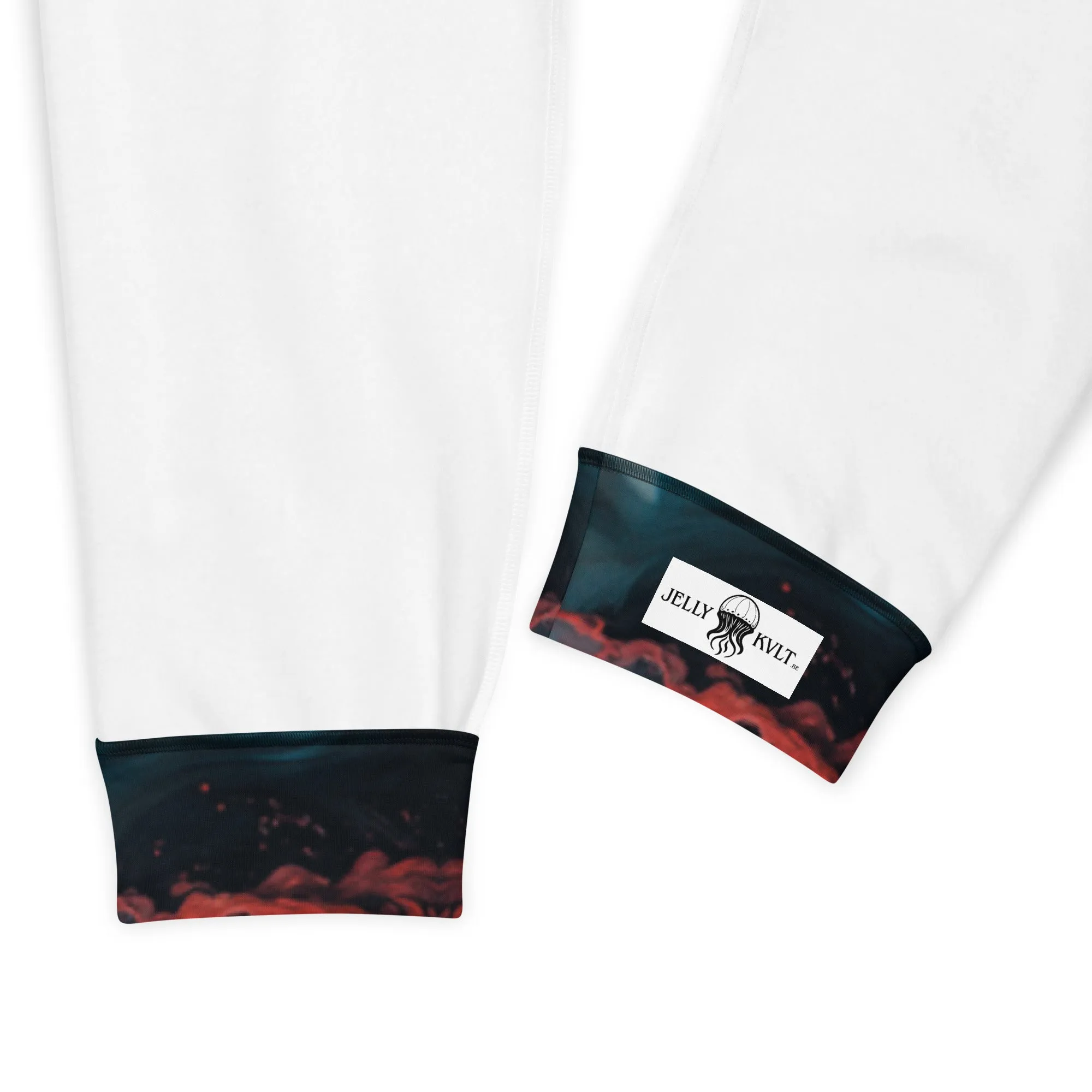 Men's Comfortable Joggers - Ethereal Crimson Flow - Light