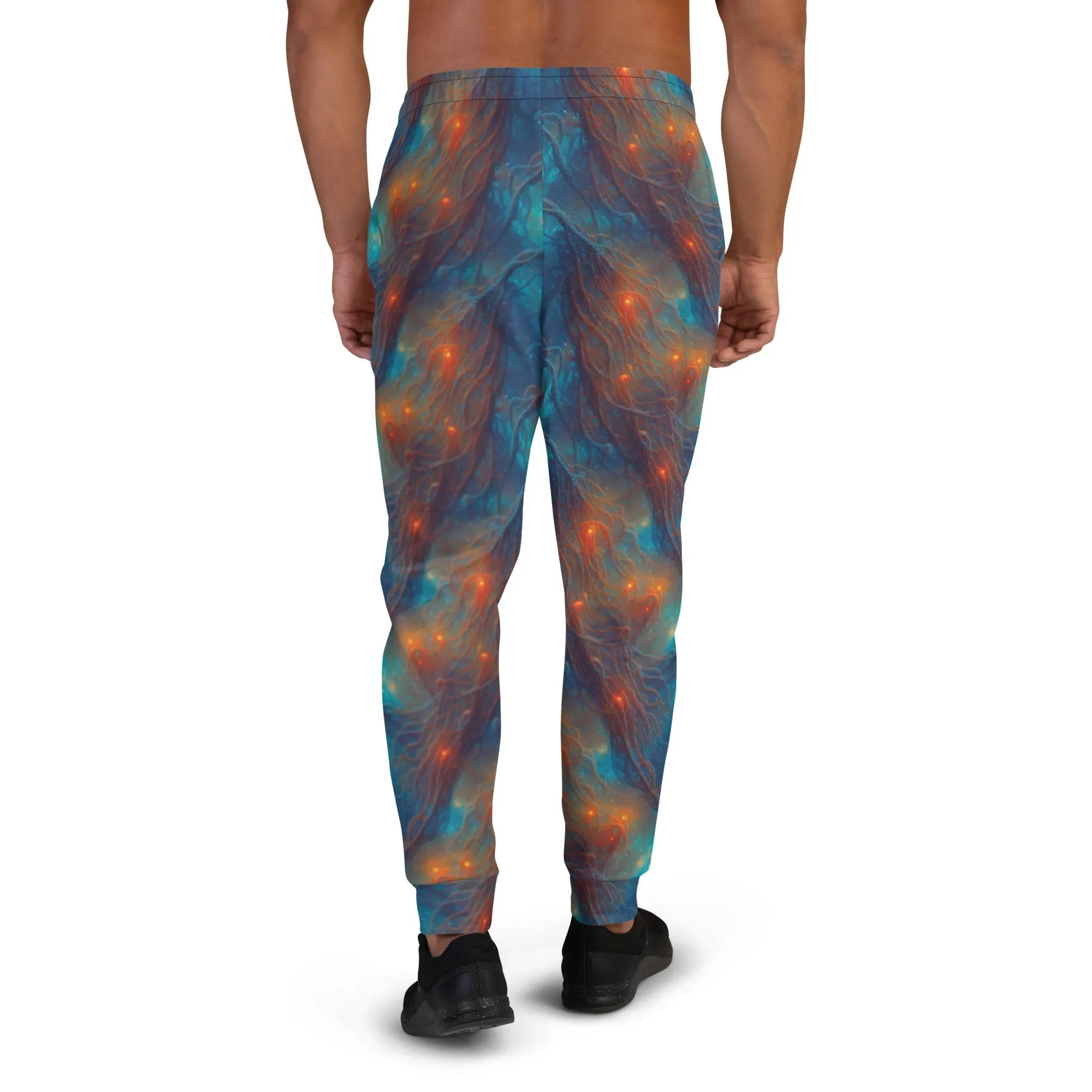 Men's Comfortable Joggers - Nebular Nexus