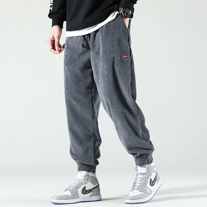 Men's Stylish Soft Corduroy Jogging Pants